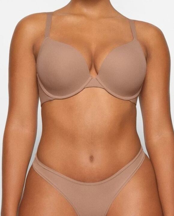 SKIMS Other - SKIMS Fits Everybody Push Up Demi Bra Sienna 34B NWT Underwire